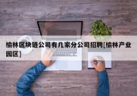 榆林区块链公司有几家分公司招聘[榆林产业园区]